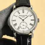 PATEK PHILIPPE Best Edition with 9015 Movement White Italian Cowhide Watch Strap 40mm Watch